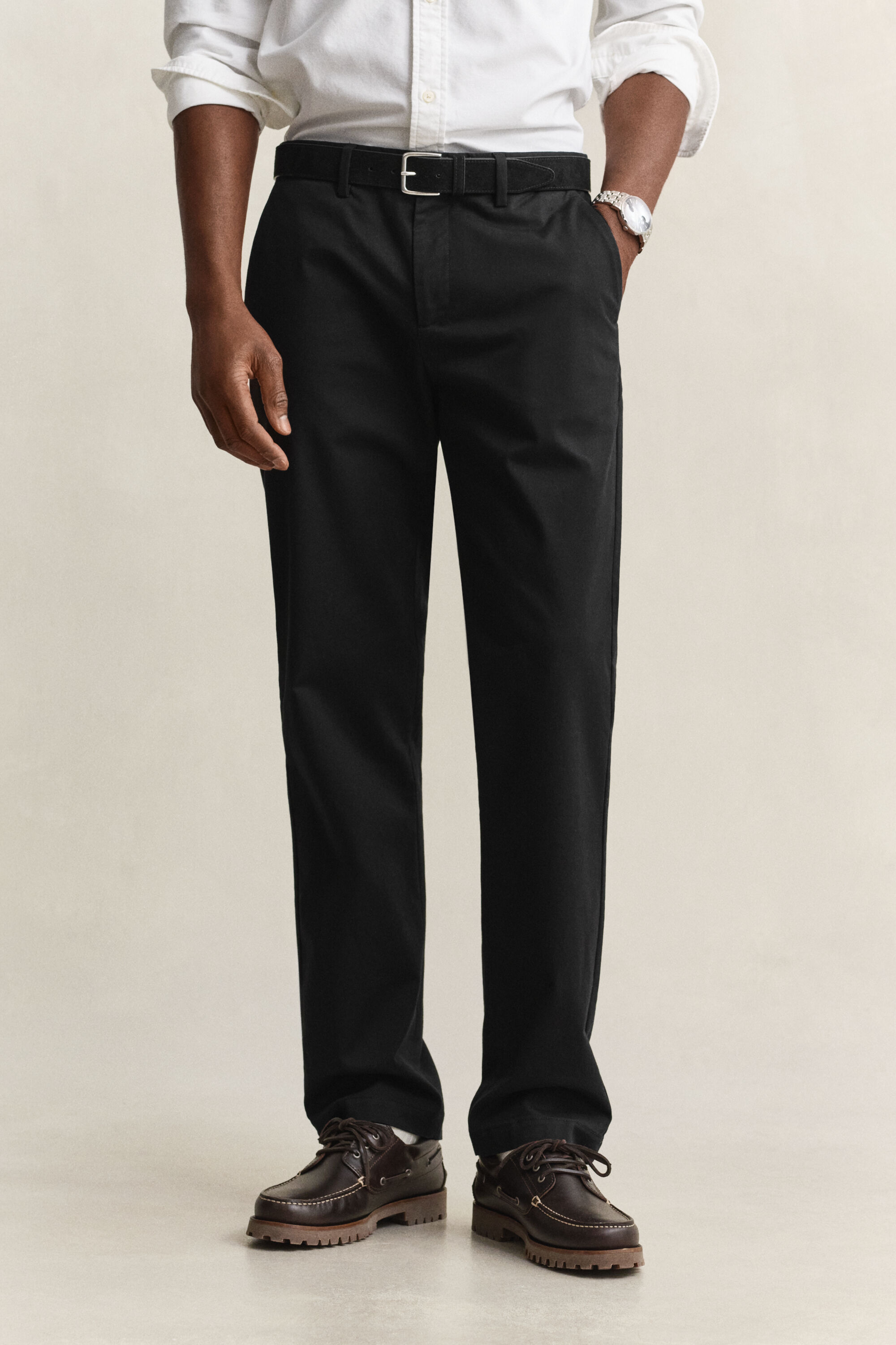 Eleganta chinos med regular fit