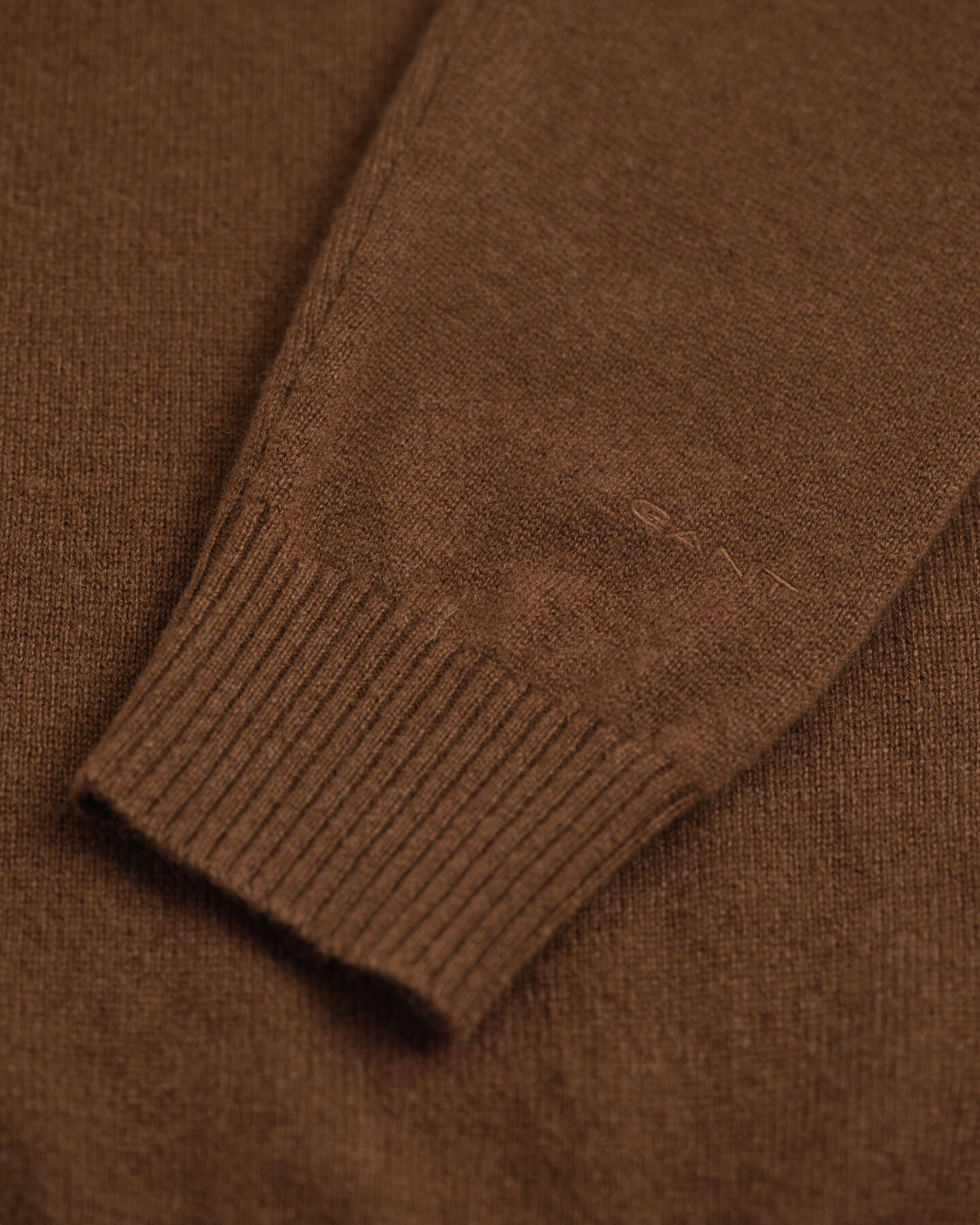 Kashmirtröja med half-zip