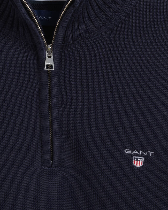 Casual half-zip bomullstr&ouml;ja