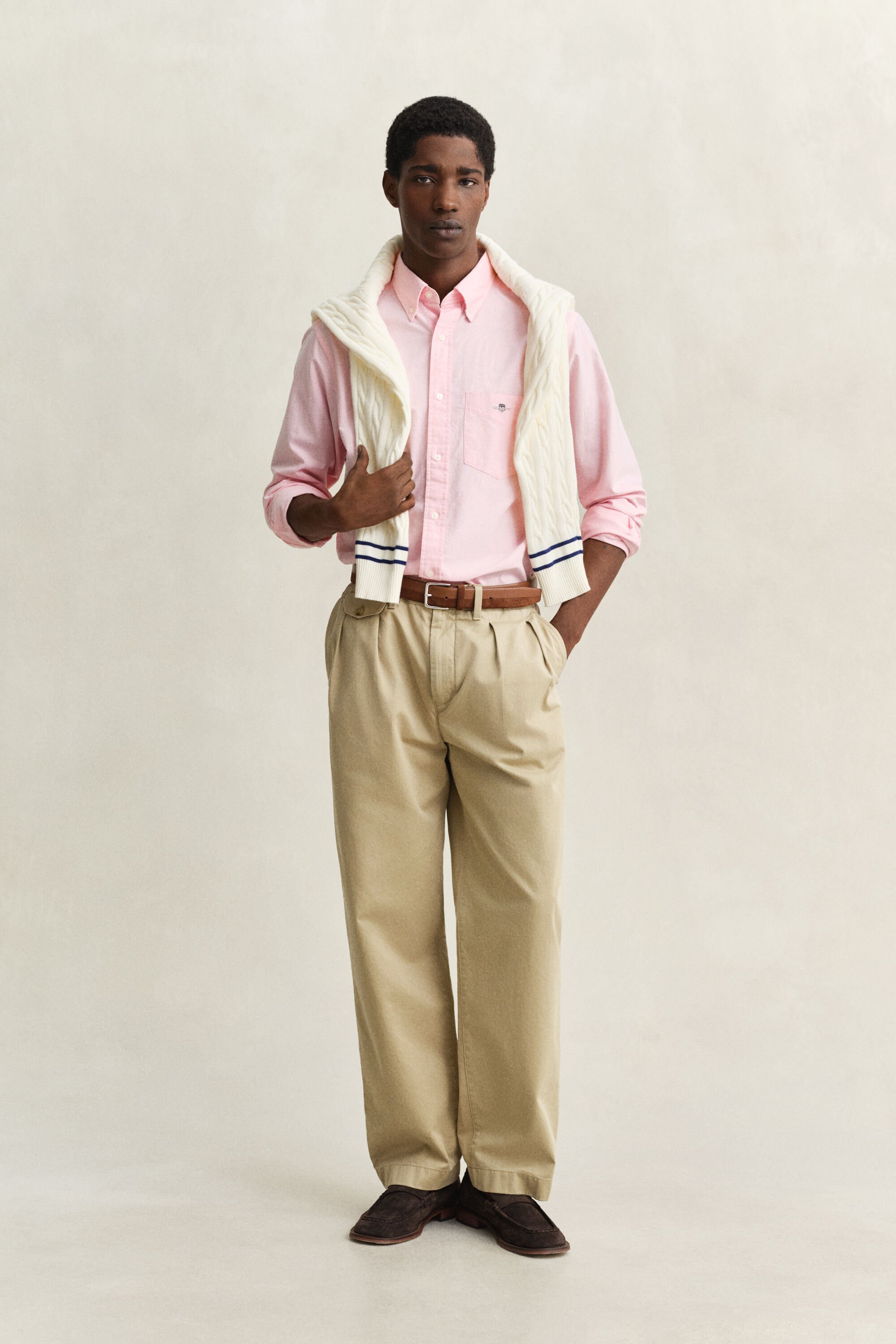 Regular fit klassisk oxfordskjorta