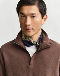 Sacker Rib sweatshirt med half-zip