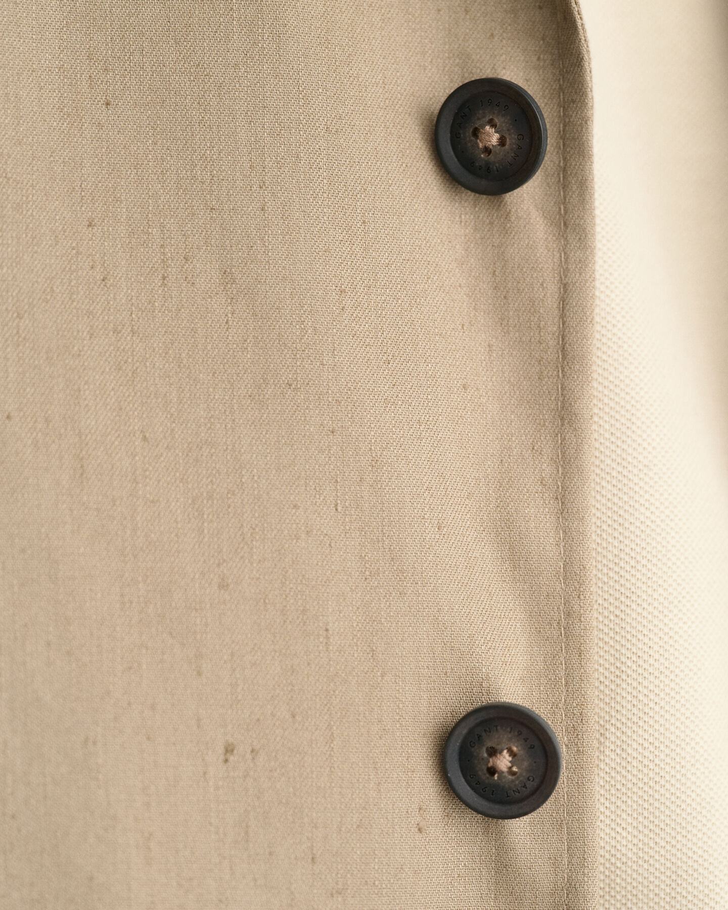 Kostymkavaj i bomull och linne