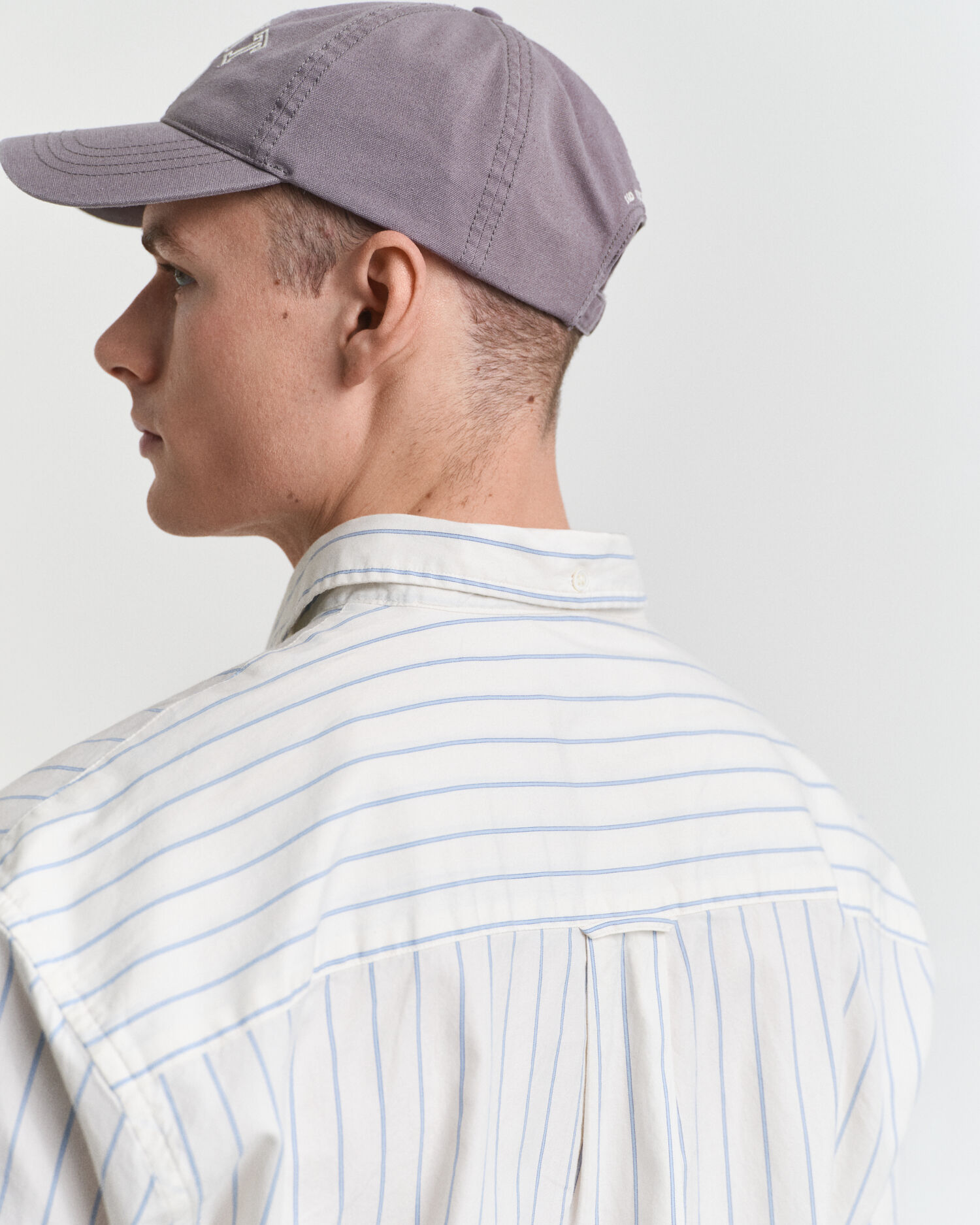 Relaxed fit Luxury randig oxfordskjorta