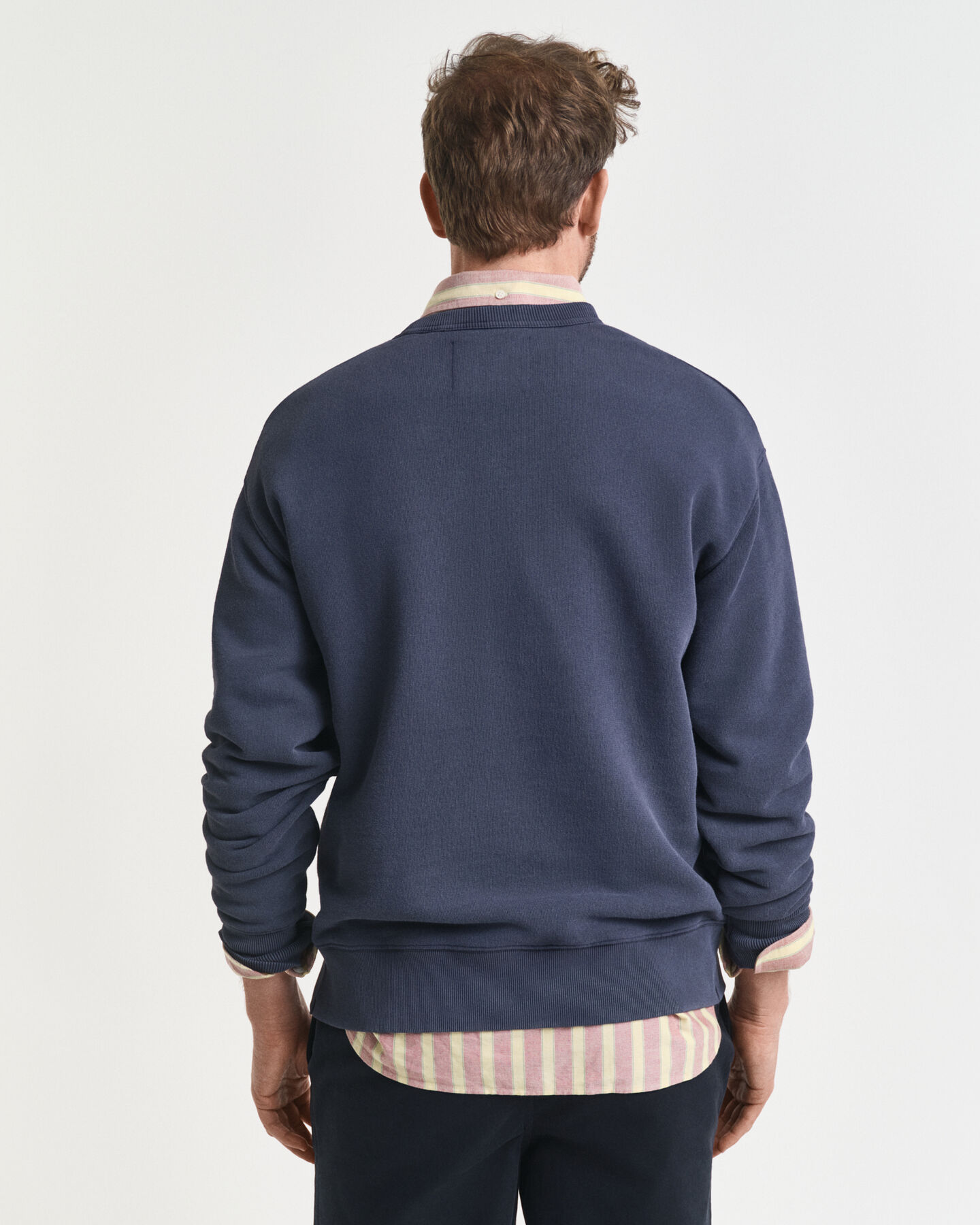 Sweatshirt med rund halsringning och collegemotiv