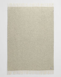 Fiskbensmönstrad yllepläd