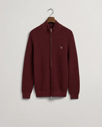 Full-zip bomullströja