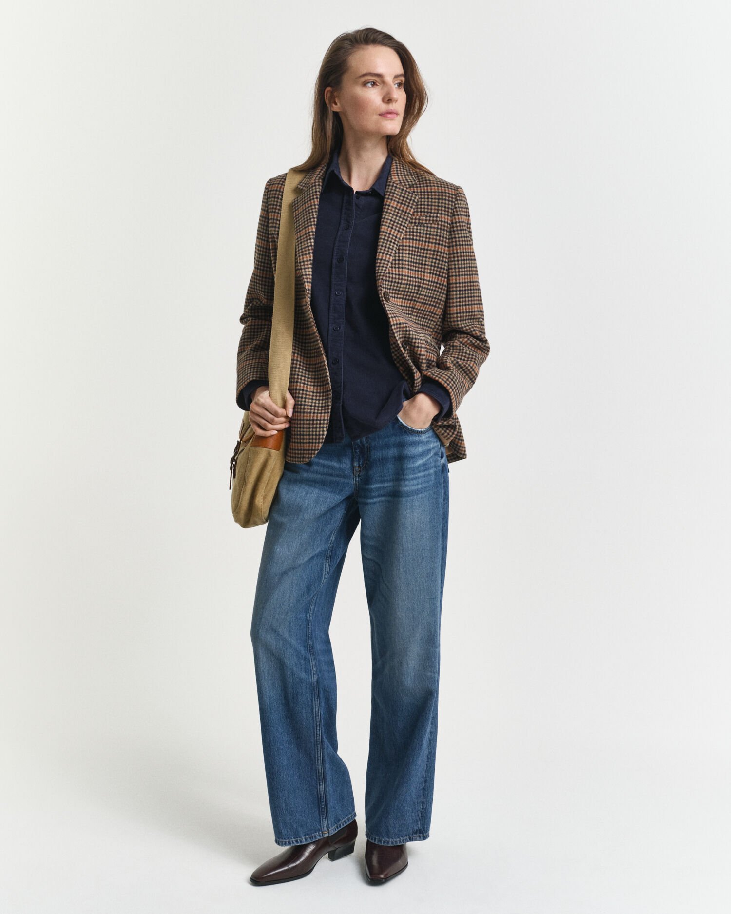 Regular fit manchesterskjorta