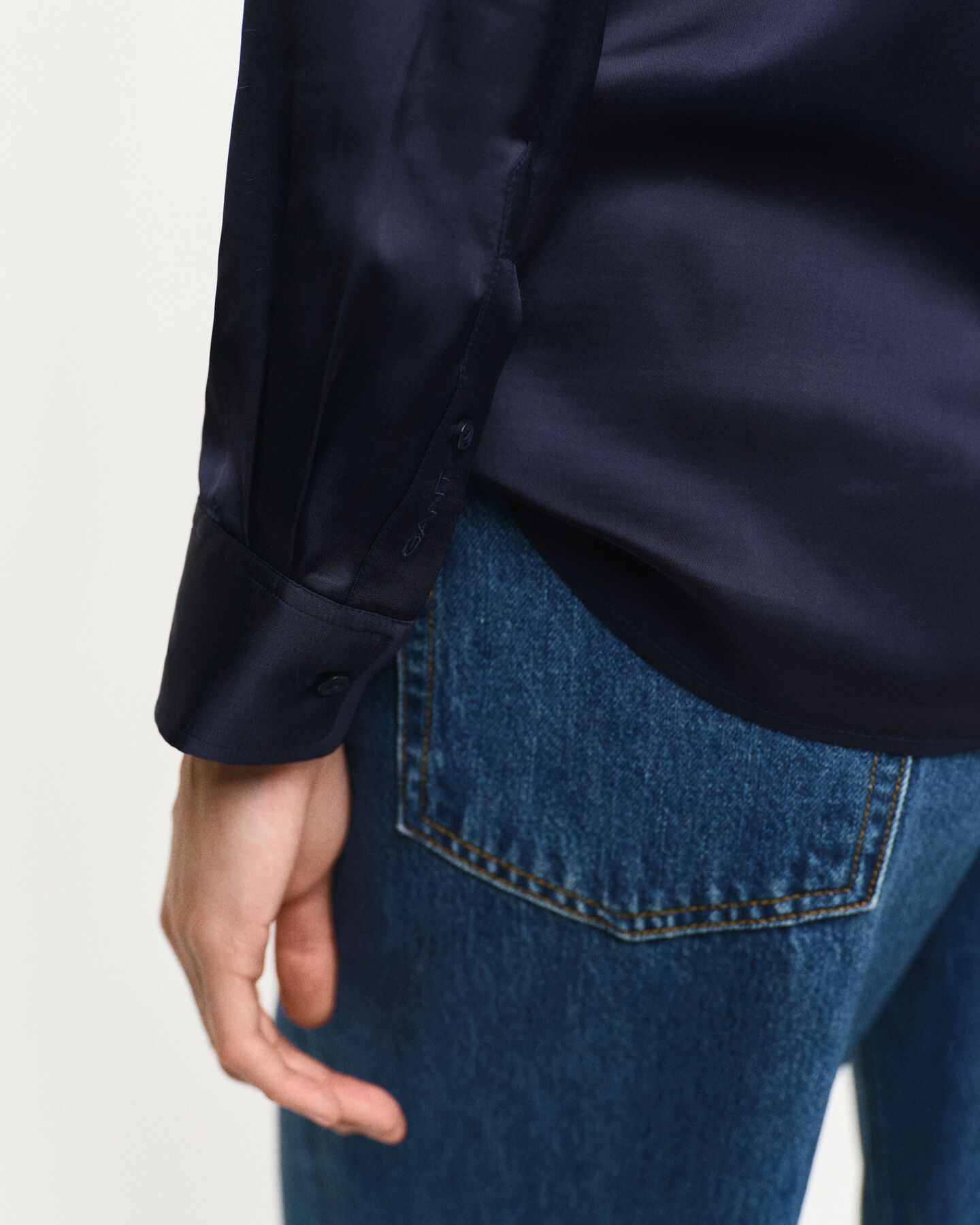 Regular fit skjorta med fickor