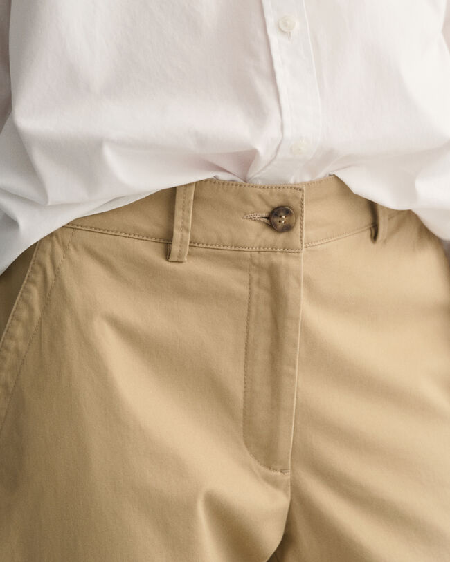 Slim fit chinos i cargostil