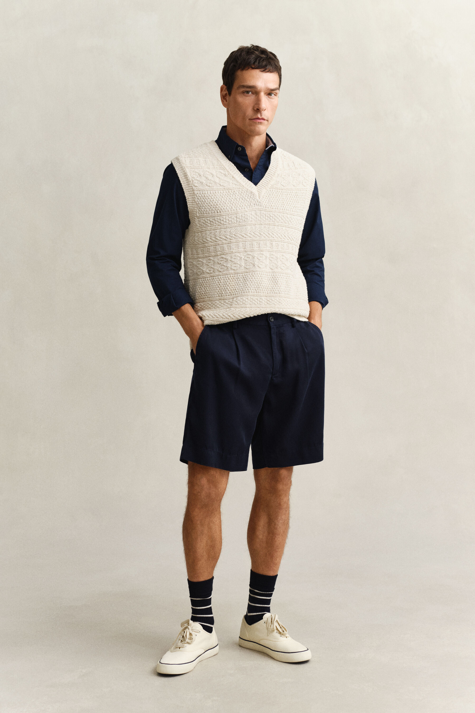 Oxfordskjorta med stretch