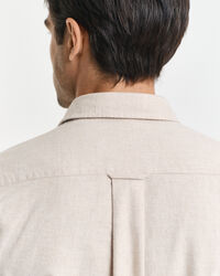 Regular fit melerad flanellskjorta