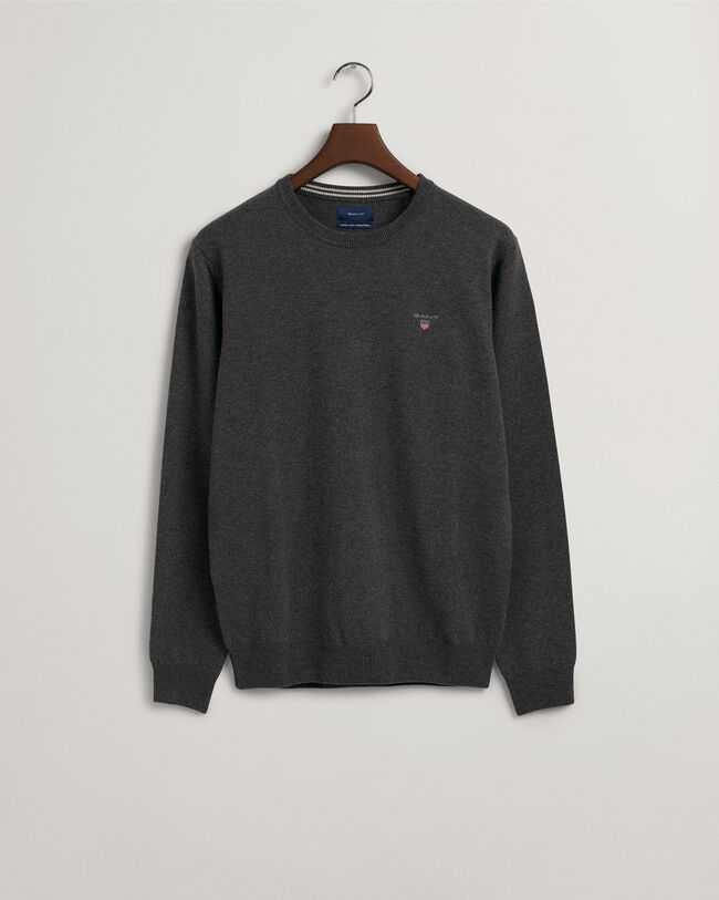 Crew neck tr&ouml;ja i superfin lammull