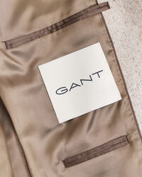 Slim fit kostymkavaj i donegalväv