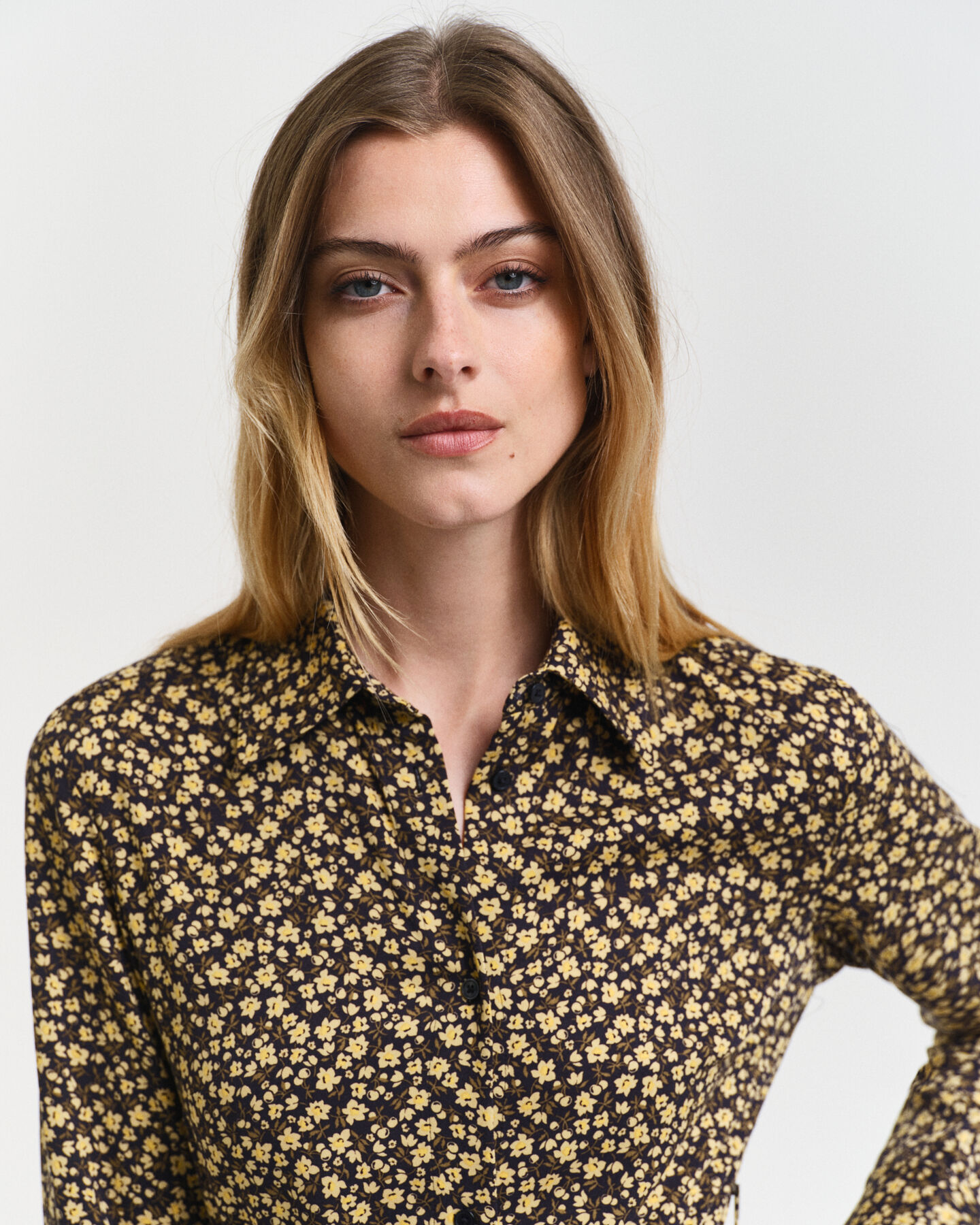 Floral Print Shirt Dress