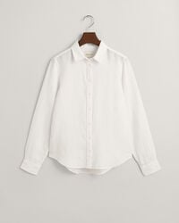 Regular fit skjorta i linnechambray