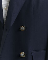 Oversized panamavävd kavaj i ull