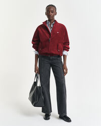 Relaxed fit jeans med raka sömmar