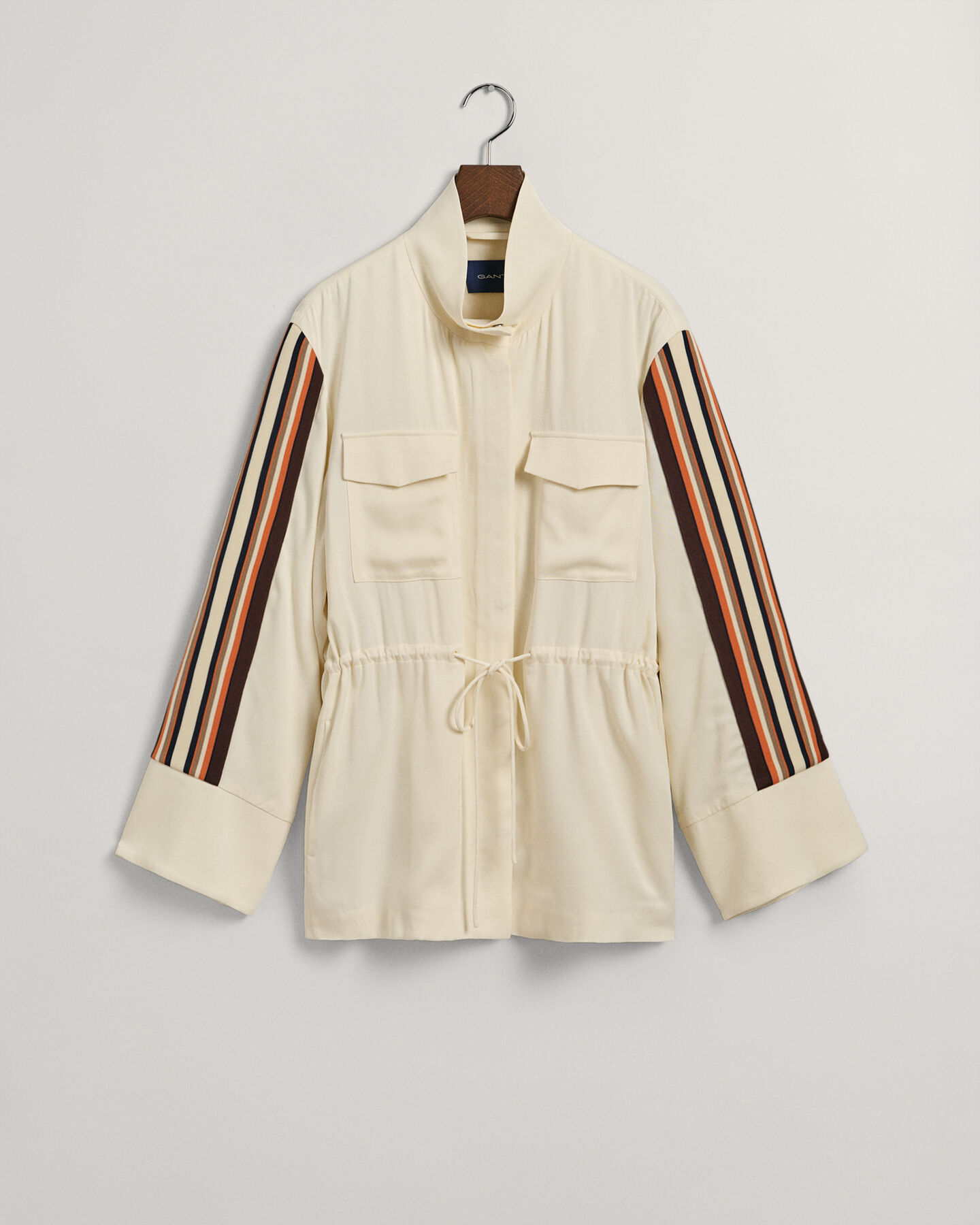 Relaxed fit randig jacka