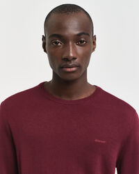 Rundhalsad tr&ouml;ja i extra fin merinoull