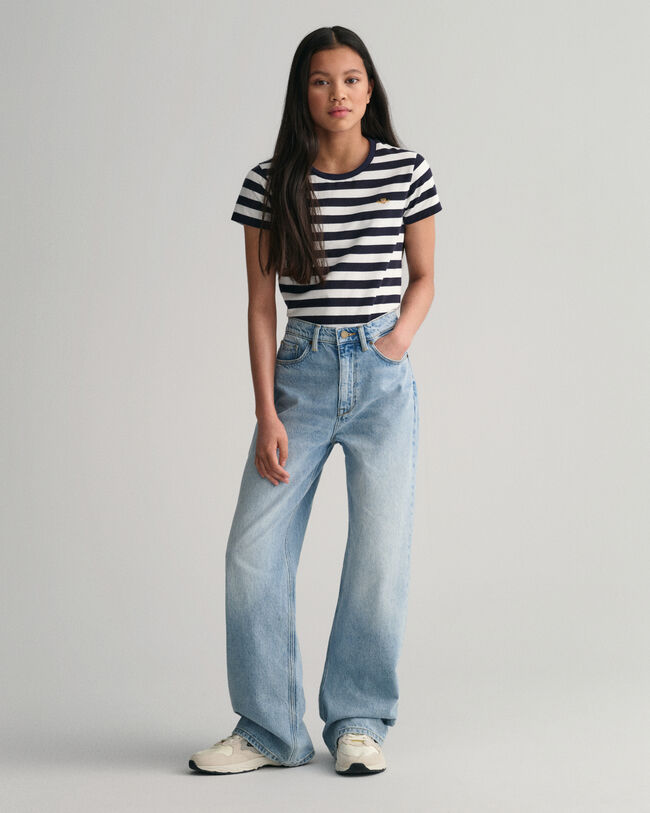 Teen Girls jeans med vida ben
