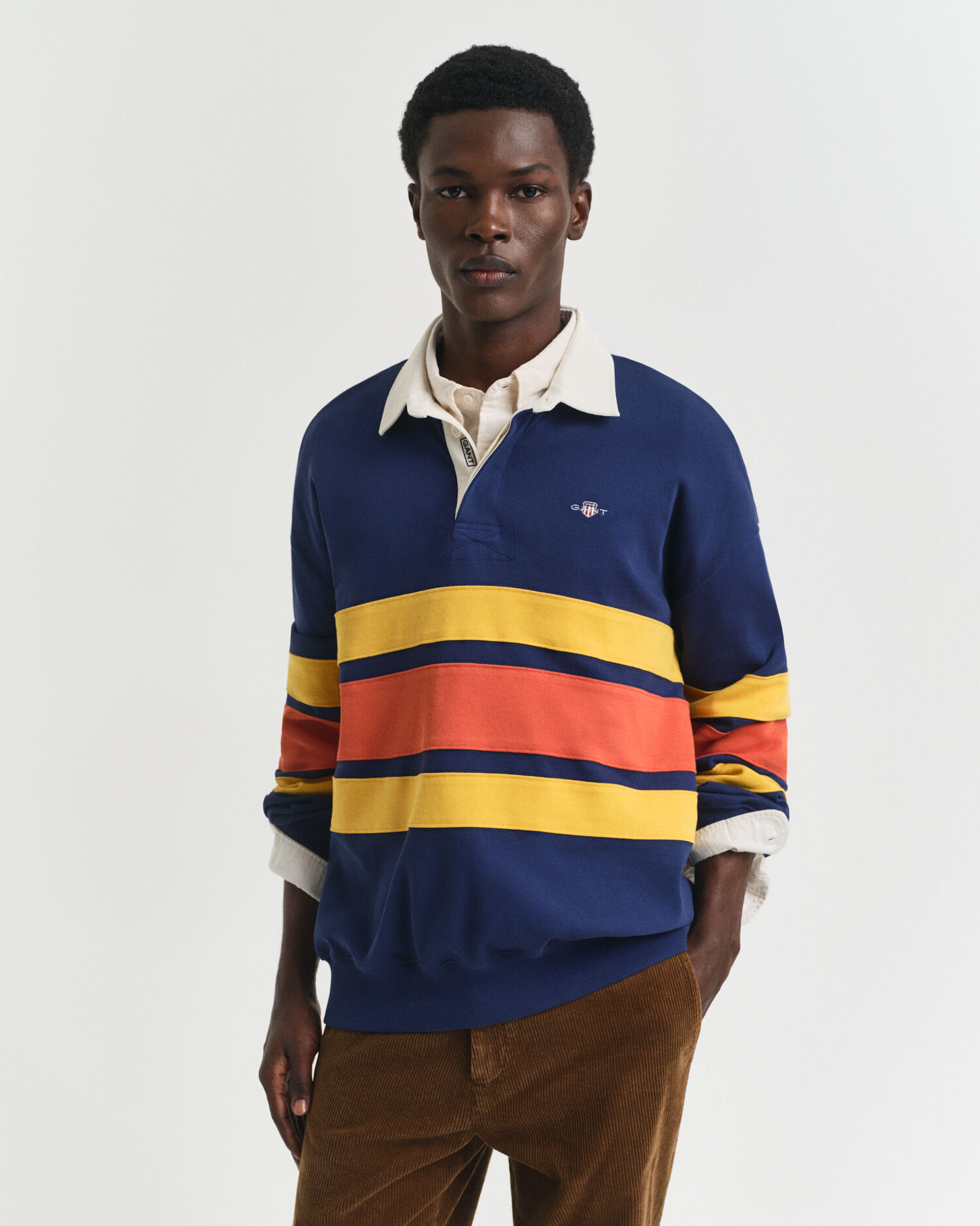 Heavy Rugger med färgblock