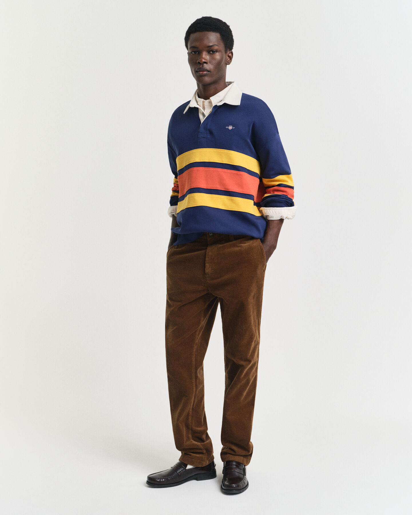 Heavy Rugger med färgblock