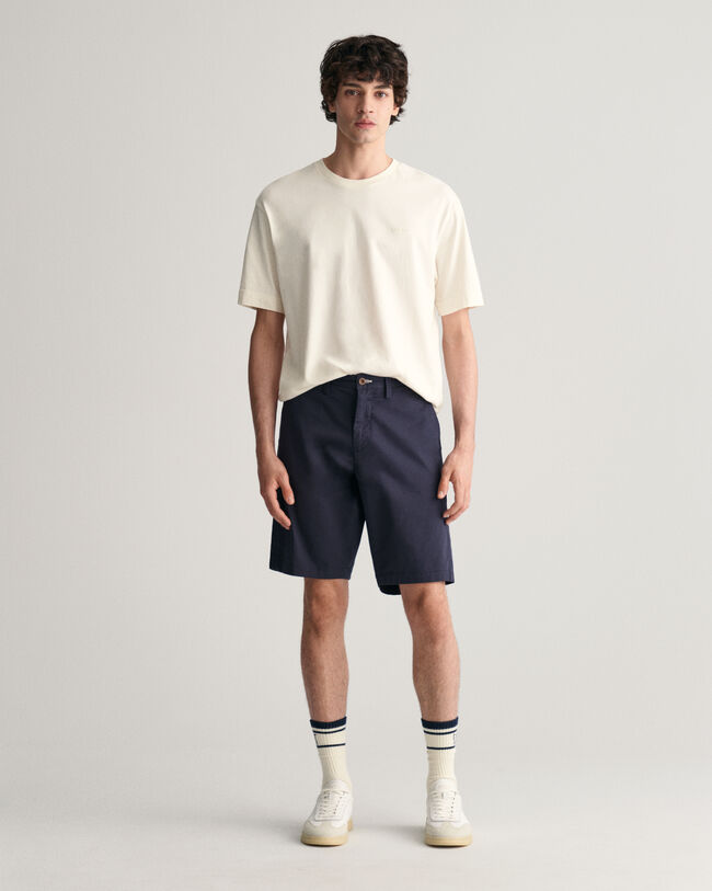 Relaxed fit twillshorts