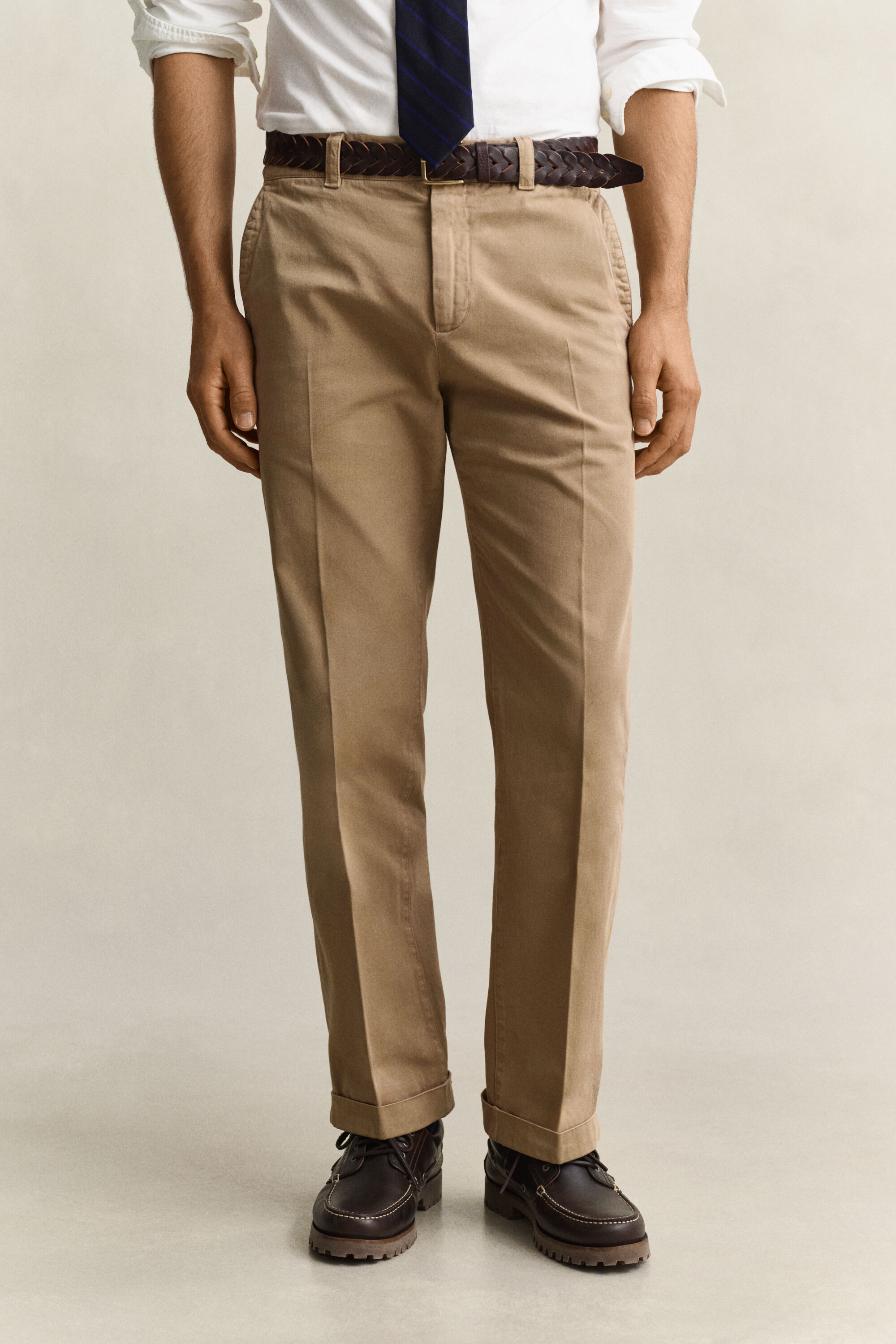 Gant x Yale chinos i bomullstwill