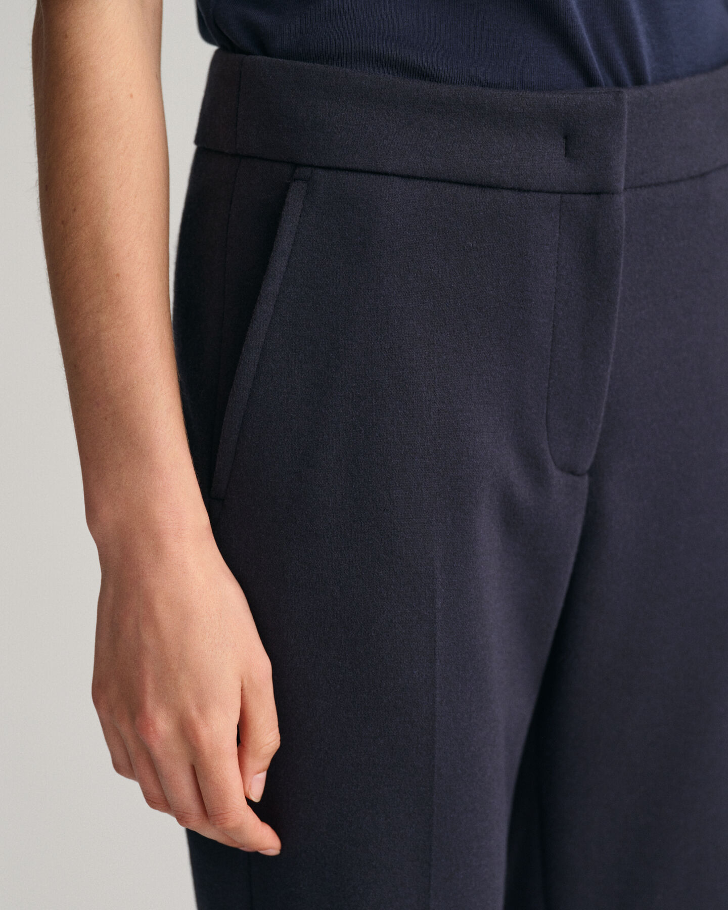 Cigarettbyxor i jersey