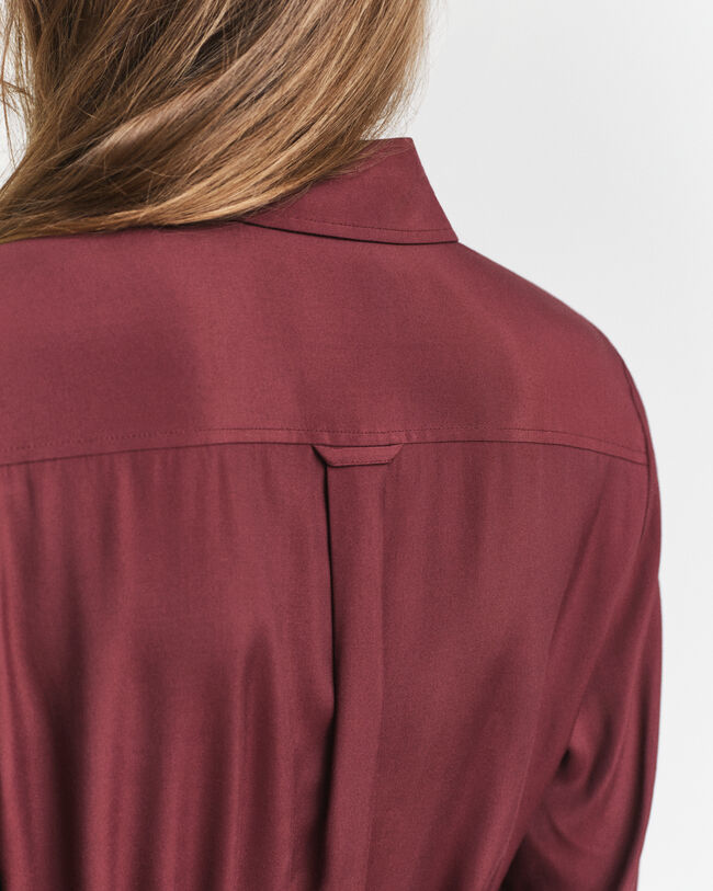 Midiskjortklänning i viskos