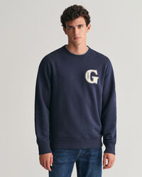 G Graphic sweatshirt med rund hals