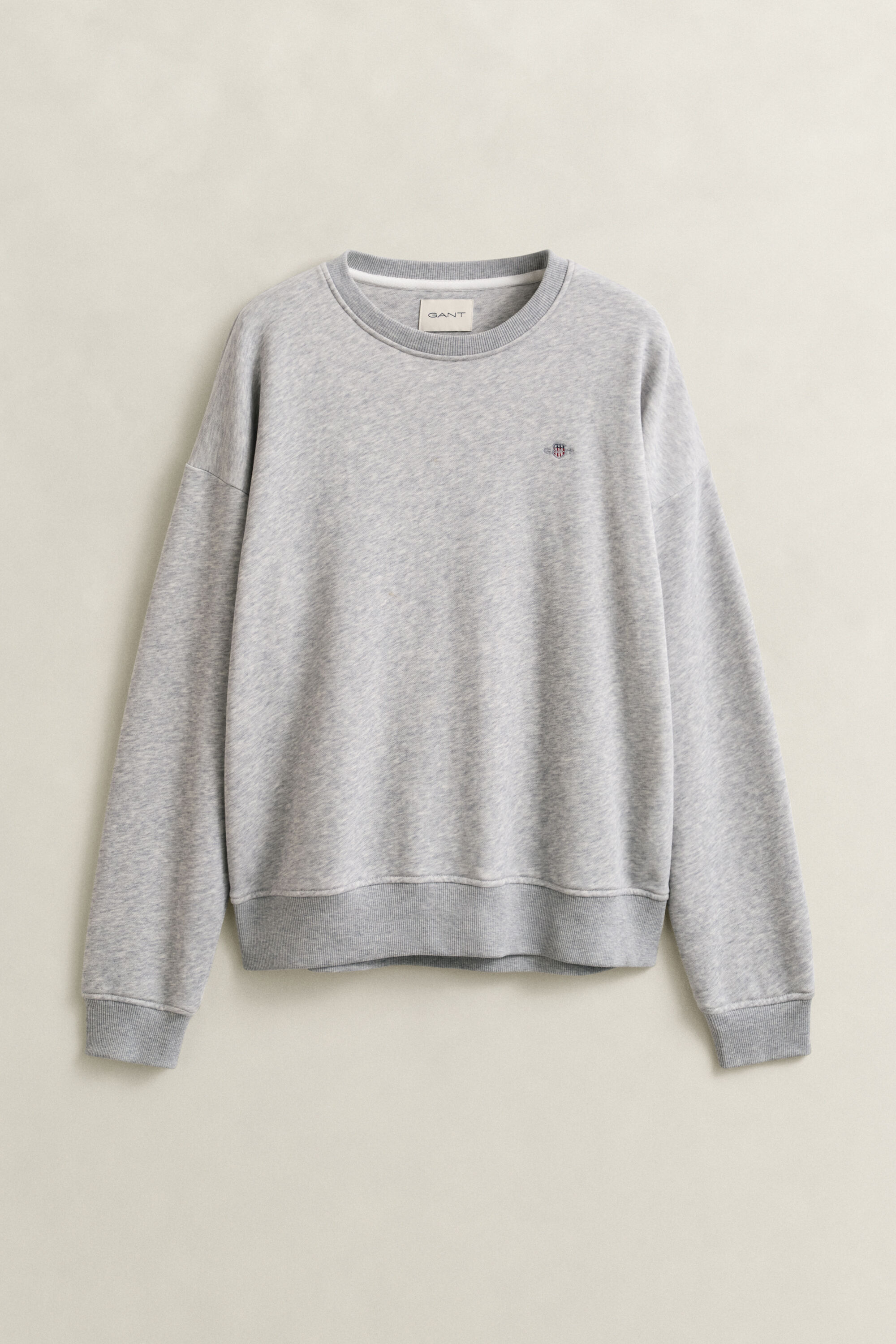 Sweatshirt med sköldemblem