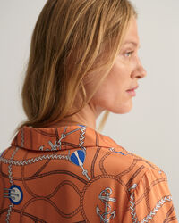 Sailing mönstrad klänning