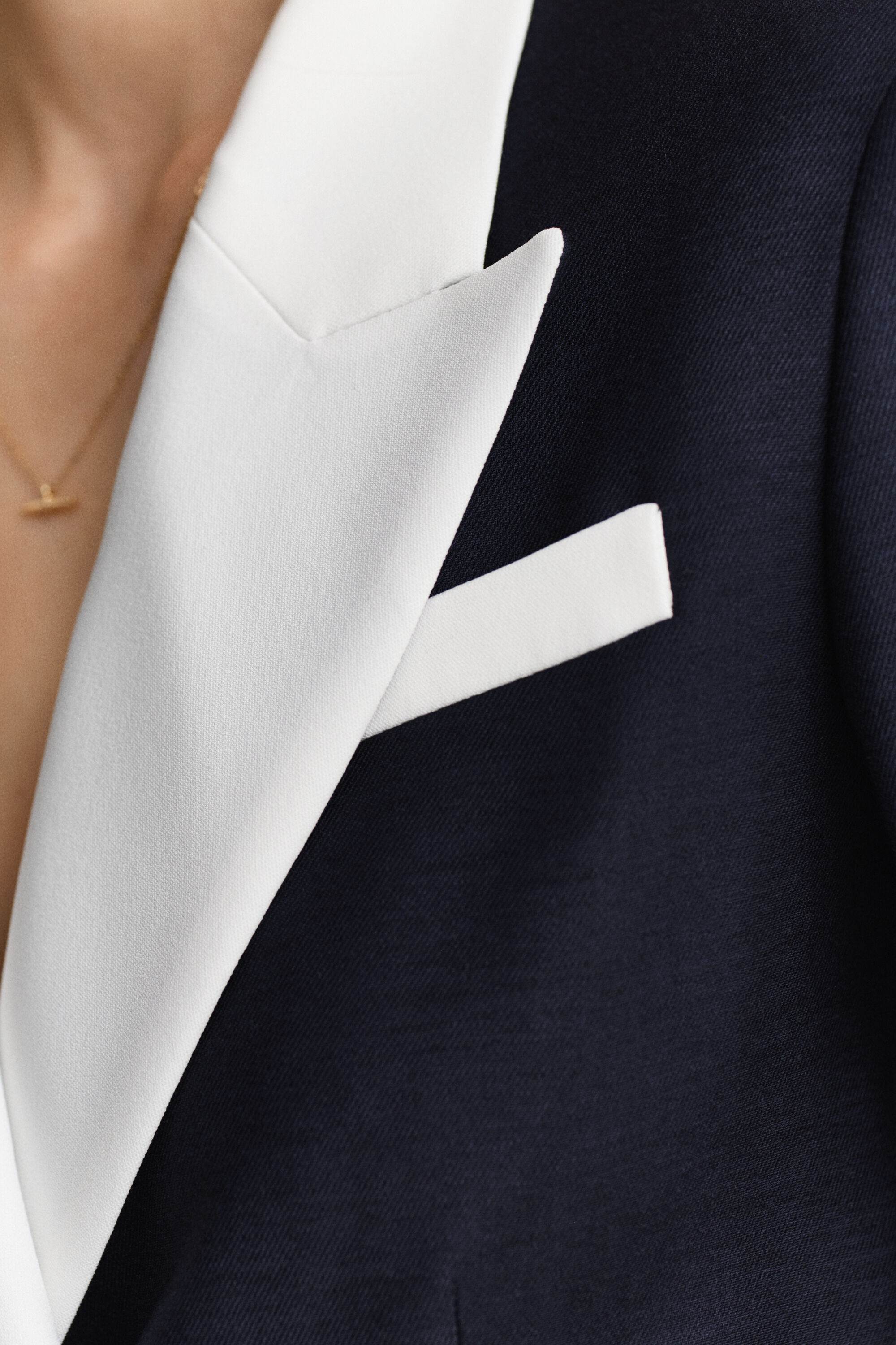 Kontrastfärgad kavaj