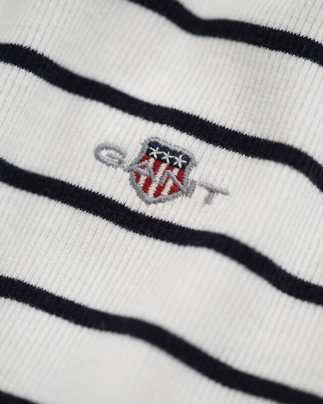 Teens Girls Shield randig T-shirt