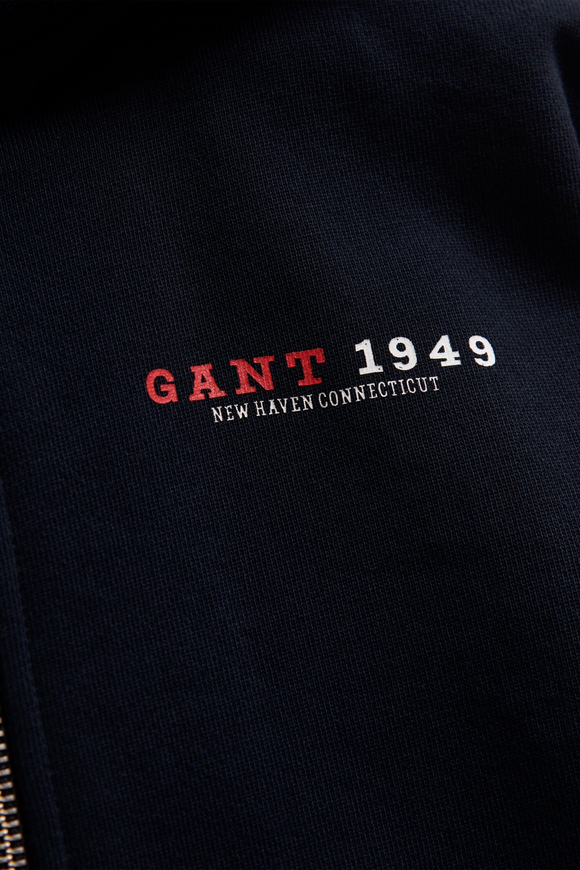 Boys Collegiate Graphic hoodie med dragkedja