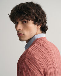 Rundhalsad tr&ouml;ja i linne och silke