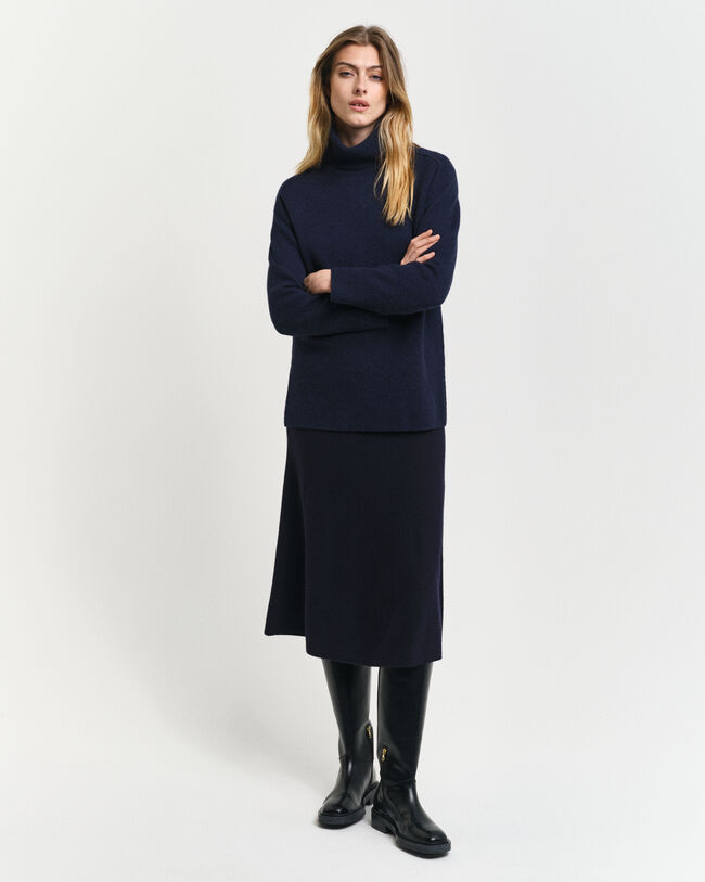 Polotröja i kashmir- och ullblandning