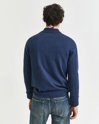 Klassisk V-ringad bomullströja