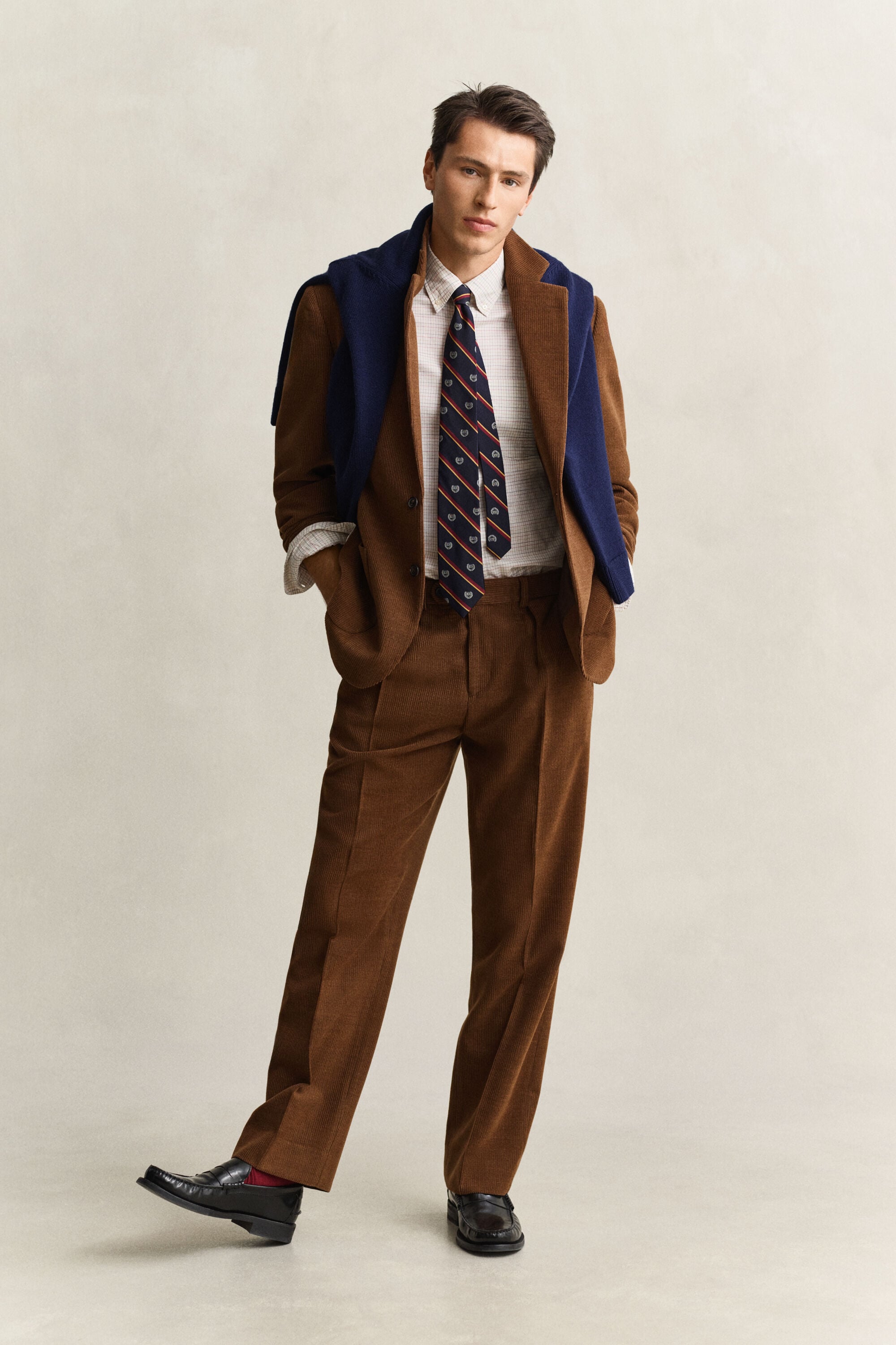 Gant x Yale manchesterkavaj i ull