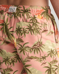 Hawaiian Print Swim Shorts