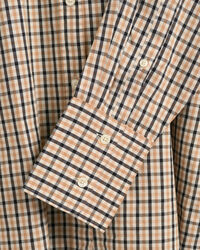 Oversized rutig skjorta