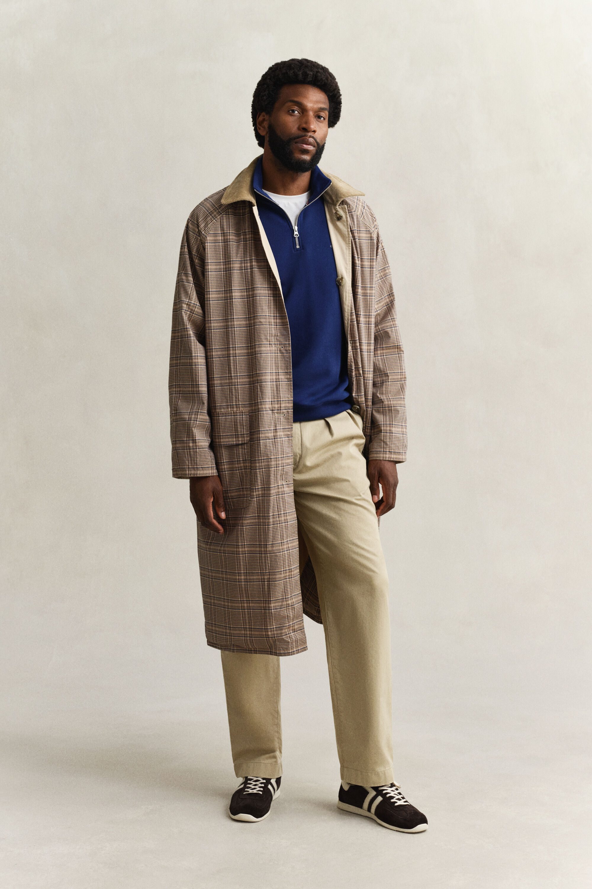 Shield sweatshirt med dragkedja vid halsöppningen