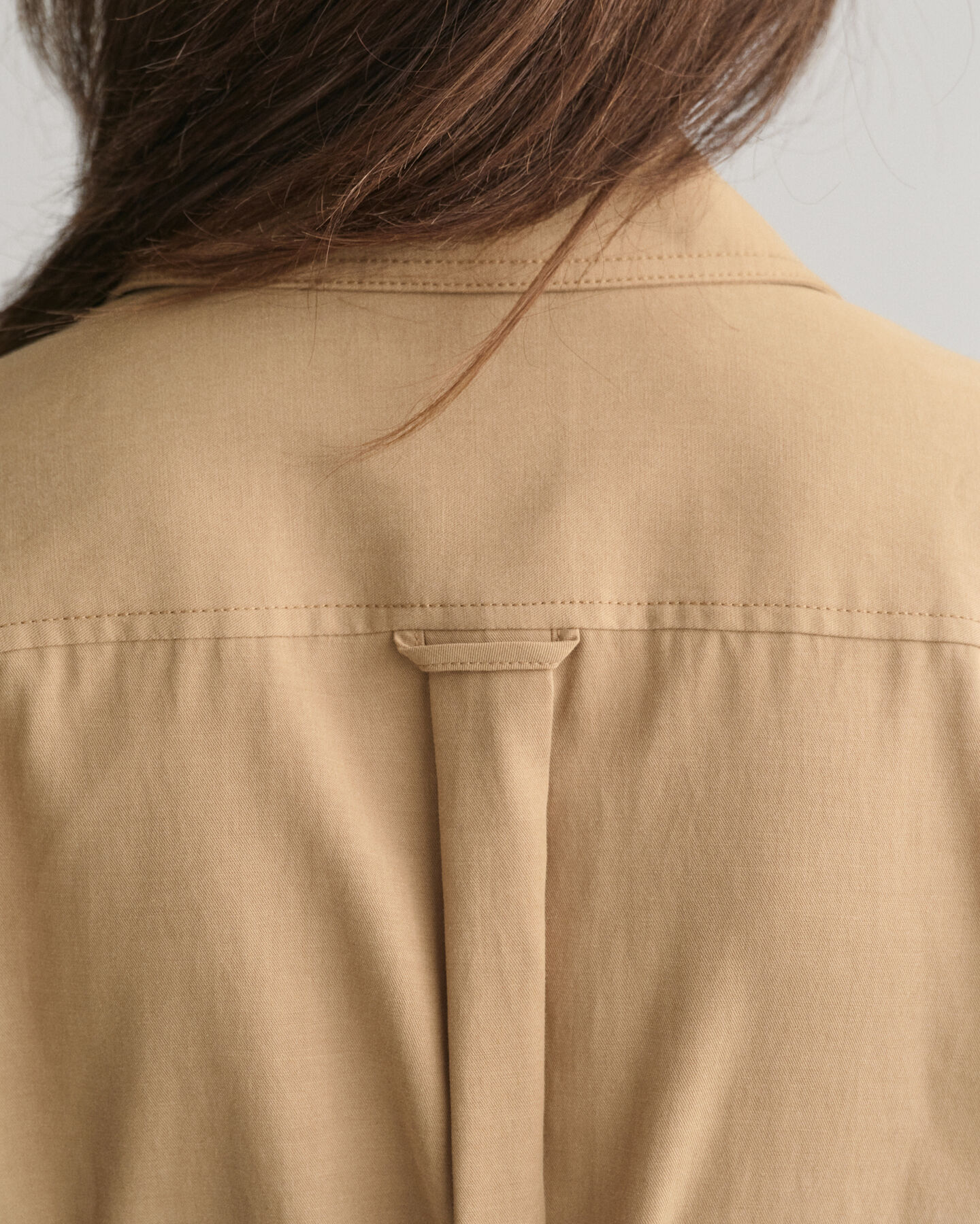 Kortärmad skjortklänning