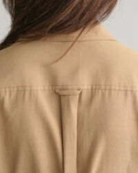 Kortärmad skjortklänning