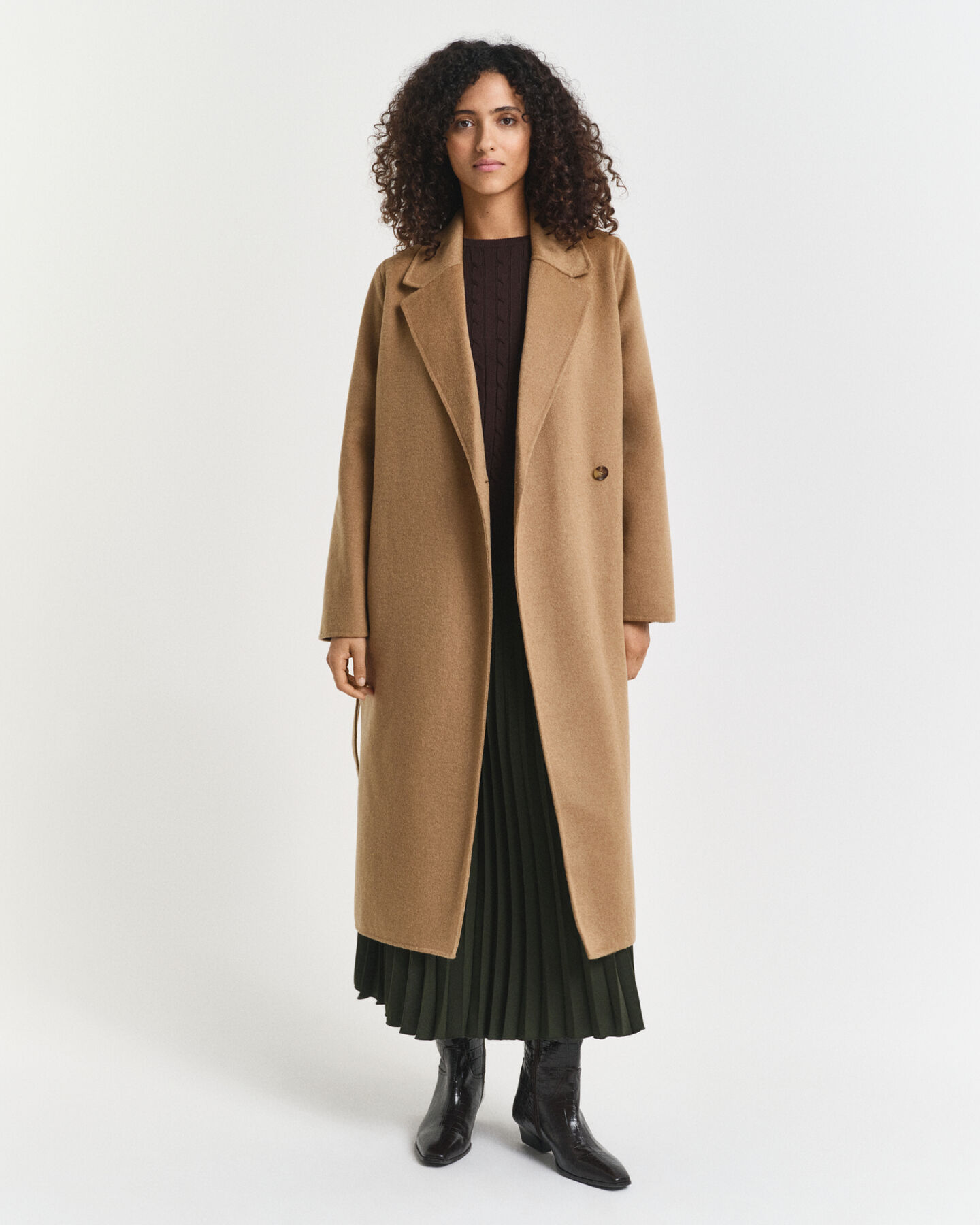 Handsydd kappa med midjebälte