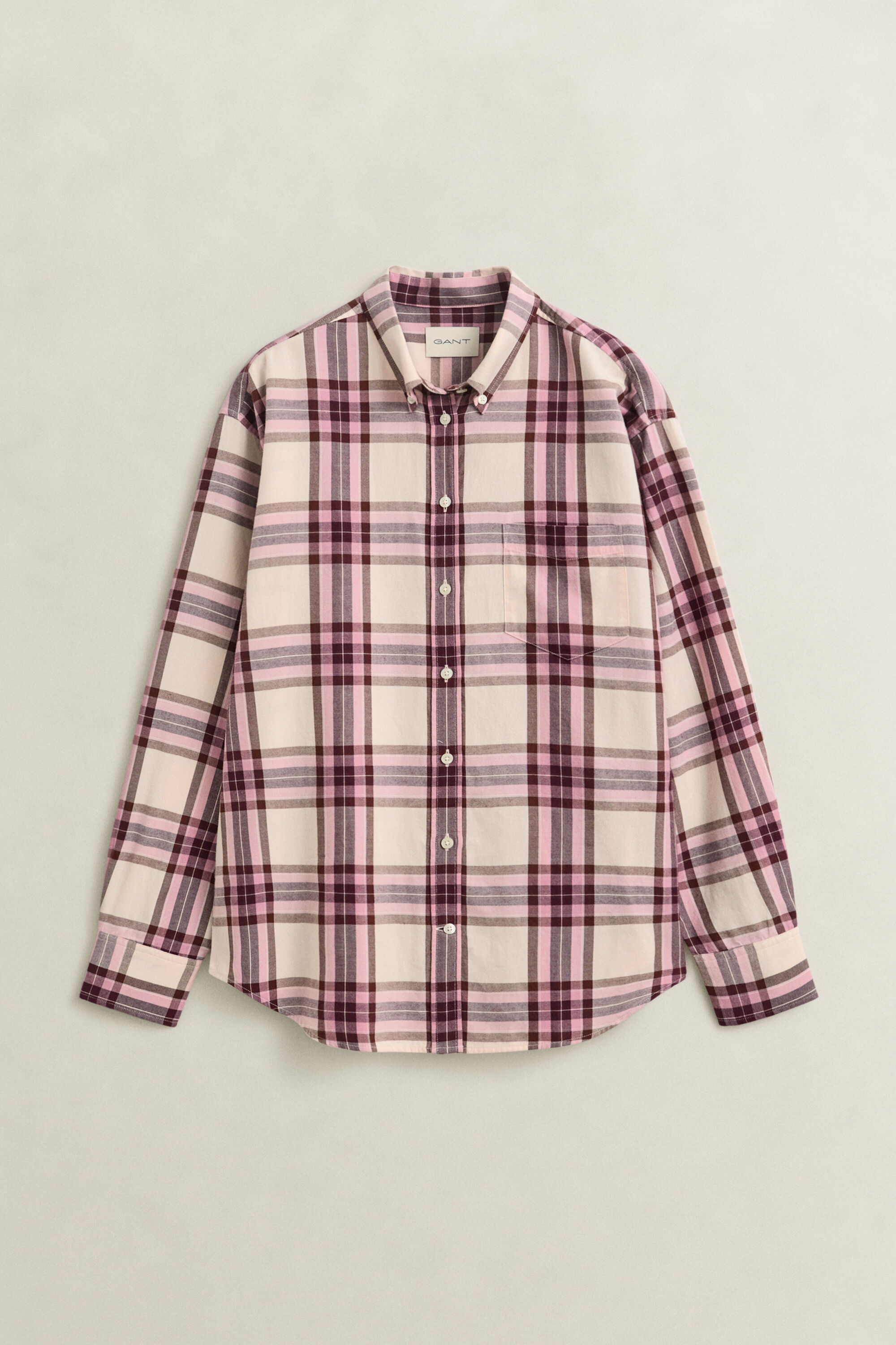 Relaxed fit flanellskjorta
