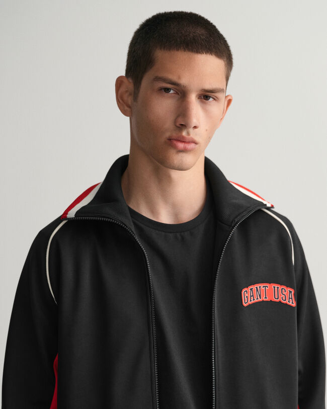 Träningsjacka med färgblock