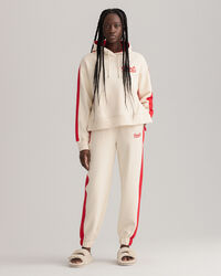 Color hoodie med färgblock