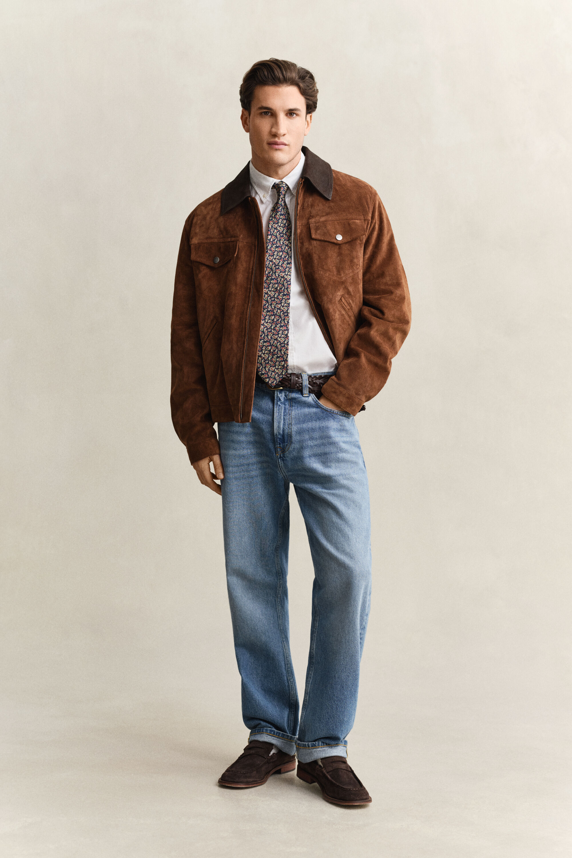 Pinpointvävd oxfordskjorta